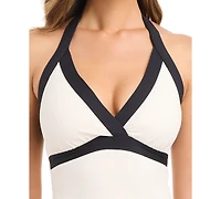 Bleu by Rod Beattie Women's I'm With The Band Halter Tankini Top