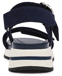 Anne Klein Women's Evanti Buckle Double Strap Sporty Sandals