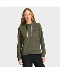 Nike Women's Olive Atlanta Falcons 2025 Salute to Service Sideline Standard Issue Dri-fit Hoodie