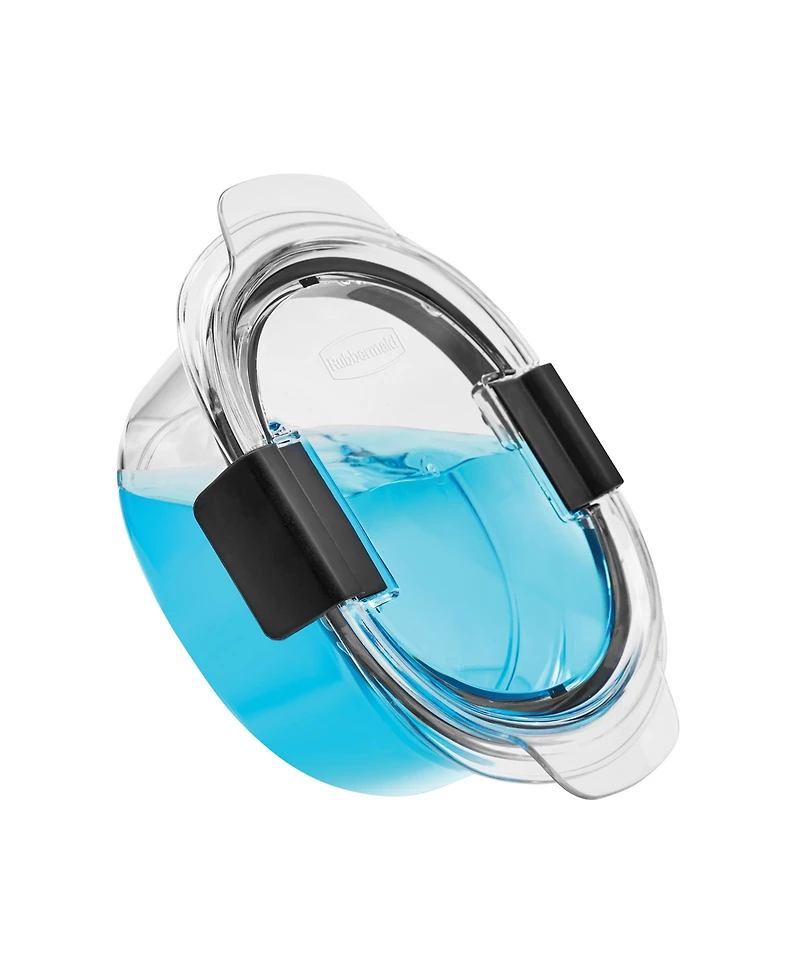 Rubbermaid Brilliance 6.97-Cup Round Leak Proof Food Storage Container