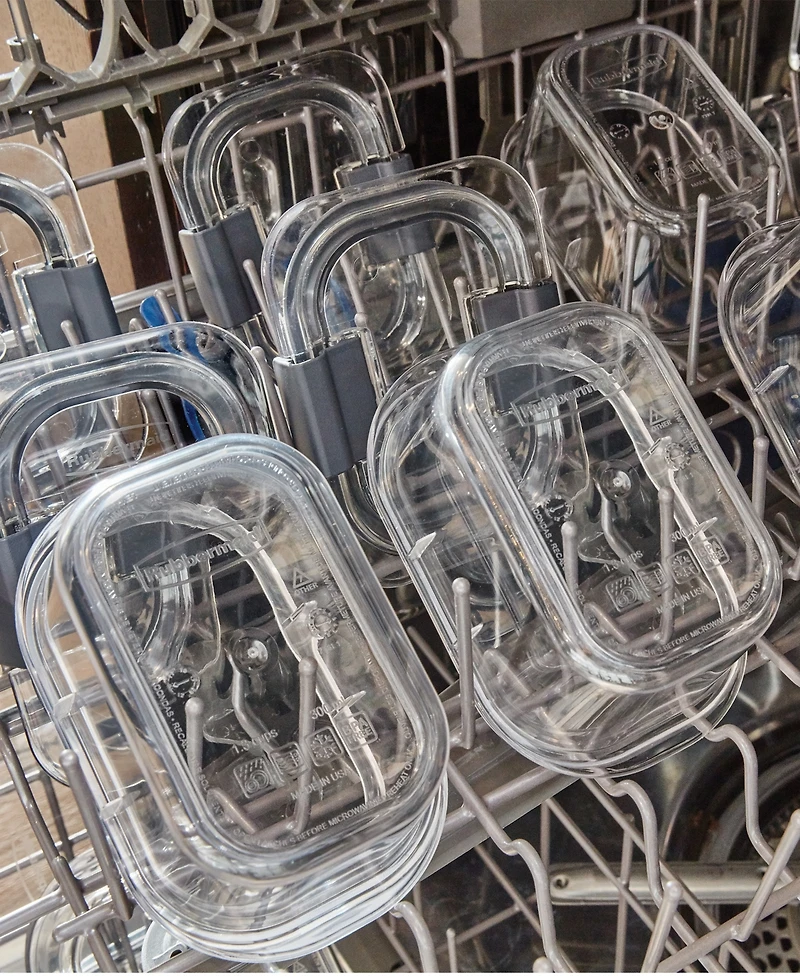 Rubbermaid Brilliance 3.47-Cup Round Leak Proof Food Storage Containers, 2-Pack