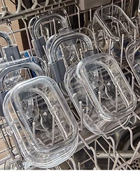 Rubbermaid Brilliance 3.47-Cup Round Leak Proof Food Storage Containers, 2-Pack