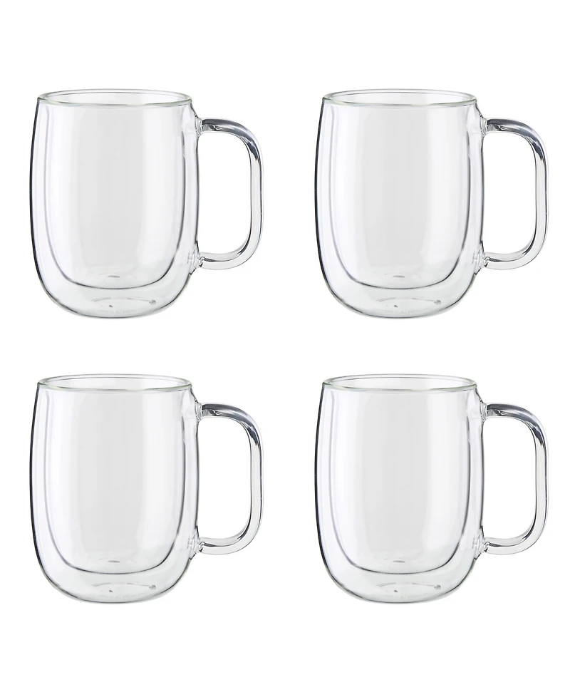 Zwilling Sorrento Plus Double Wall Coffee Mug - Set of 4