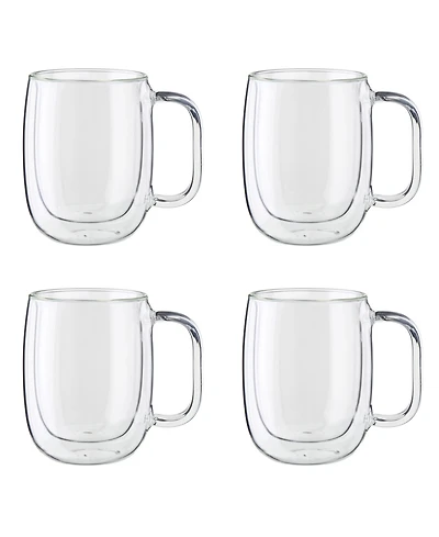 Zwilling Sorrento Plus Double Wall Coffee Mug - Set of 4