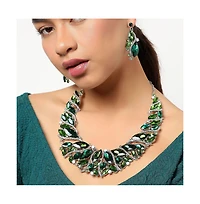 Sohi Rhinestones -Plated Jewellery Set