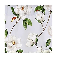 Rlf Home Magnolia Ruffled Provance Valance 3inch Rod Pocket