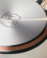 Anolon Nouvelle Copper Stainless Steel Cookware Set, 10 Piece