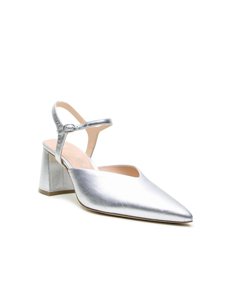 Alterre Women's Jackie Silver Customizable V Mule
