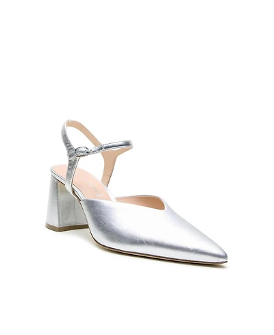 Alterre Women's Jackie Silver Customizable V Mule