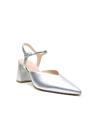 Alterre Women's Jackie Silver Customizable V Mule