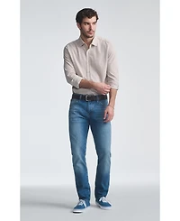 Mavi Jeans Men's Jake Slim Leg Indigo Brushed Classic Blue