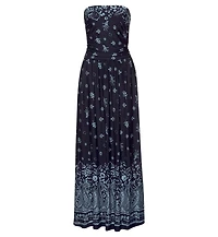 Lascana Women's Bandeau Maxi Dress