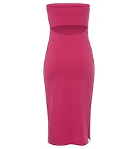 Lascana Women's Strapless Back Cutout Dress