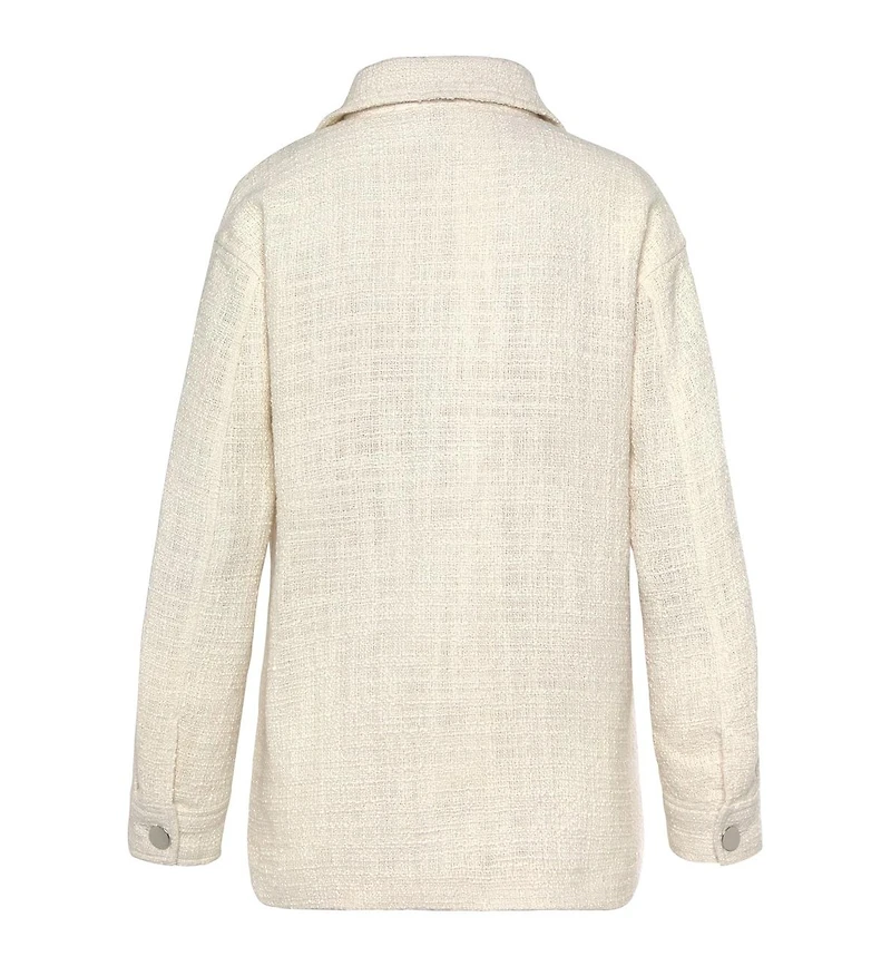 Lascana Women's Boucle Shirt Jacket