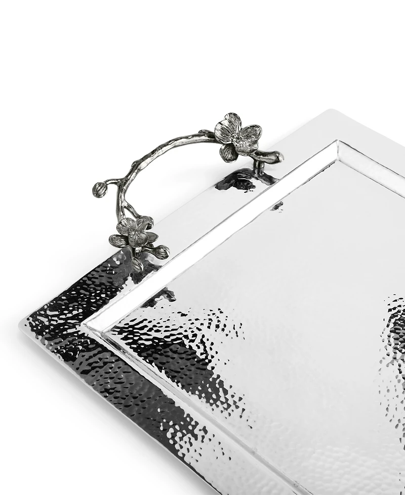 Michael Aram Black Orchid Handled Serving Tray