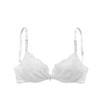 Lascana Women's Rhinestone Lace Push Up Bra