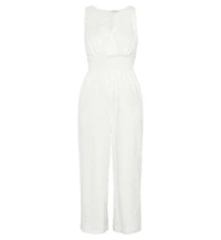 Lascana Women's Sleeveless Eyelet Jumpsuit
