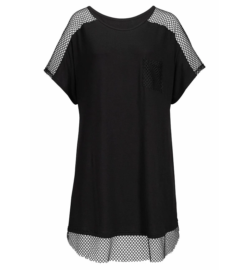 Lascana Women's Mesh Insert Cover up Beach Dress