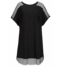 Lascana Women's Mesh Insert Cover up Beach Dress