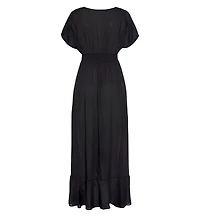Lascana Women's Flounce Hem Cover up Beach Dress