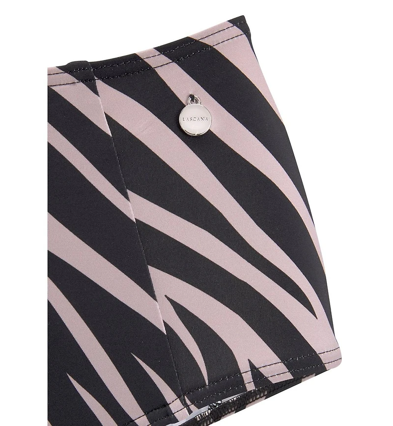 Lascana Women's Animal Print High Waist Bikini Swimsuit Bottom