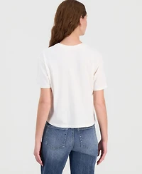 Rebellious One Juniors' Bonjour Graphic T-Shirt