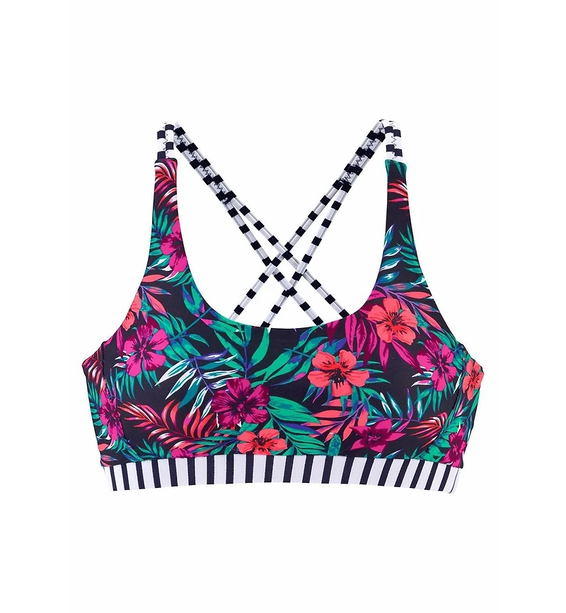 Lascana Women's Mixed Print Scoop Bikini Swimsuit Bottom