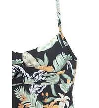 Lascana Women's Tropical Print Underwire Tankini Swimsuit Top