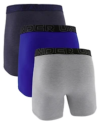 Under Armour Men's 3-Pack Performance Tech Mesh 6" Boxer Briefs