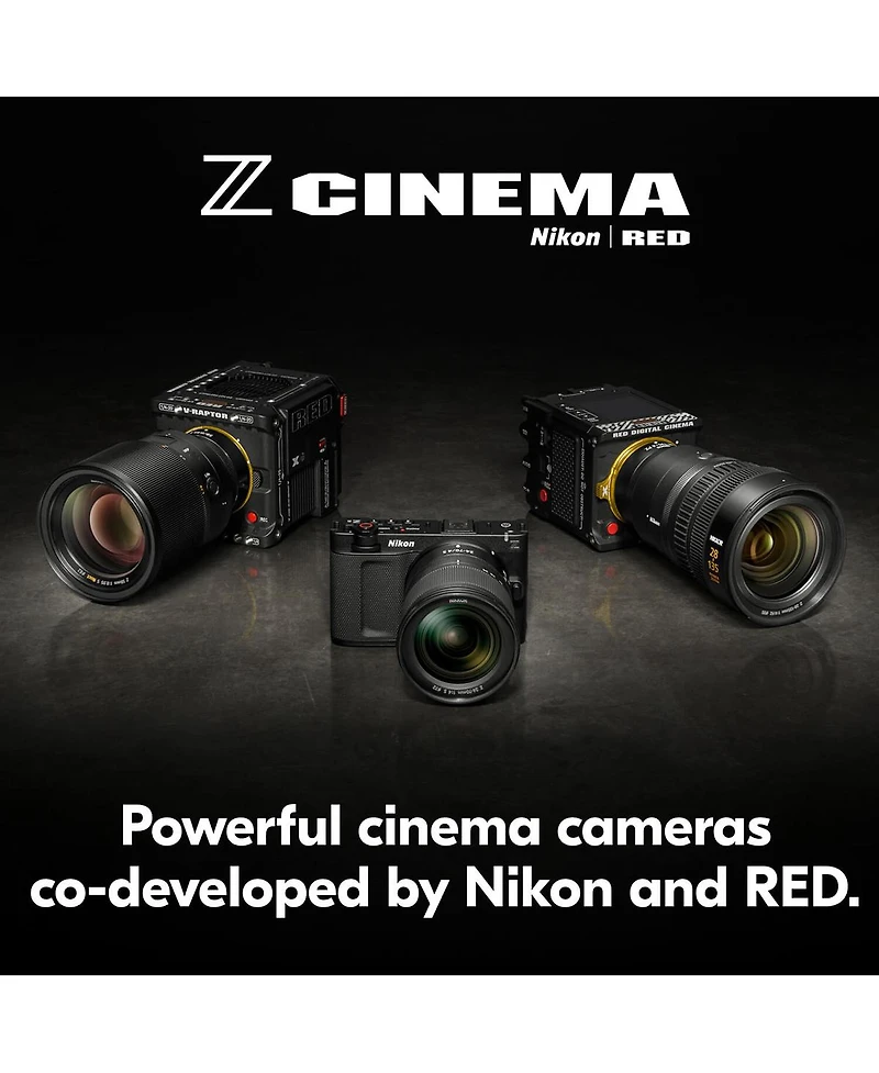 Nikon Zr 6K Cinema Camera with Nikkor Z 50mm f/1.4 Lens
