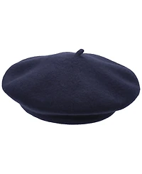 Lauren Ralph Lauren Women's Classic Wool Beret Hat with Script Logo