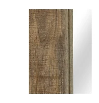 vidaXL Mirror Solid Mango Wood 19.7"x43.3"