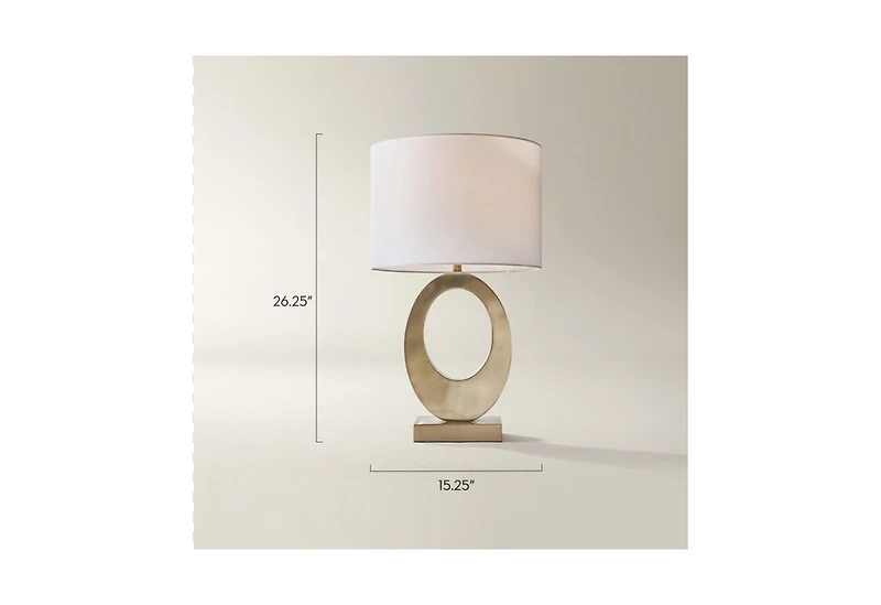 Z Gallerie Loop Table Lamp