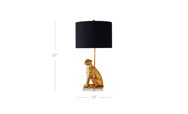 Z Gallerie Leopard Table Lamp