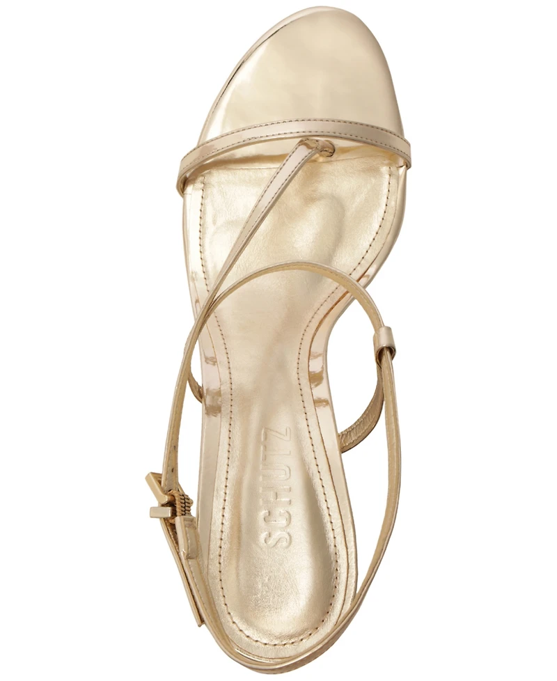 Schutz Women Azure Mid Stiletto Heel Dress Sandals