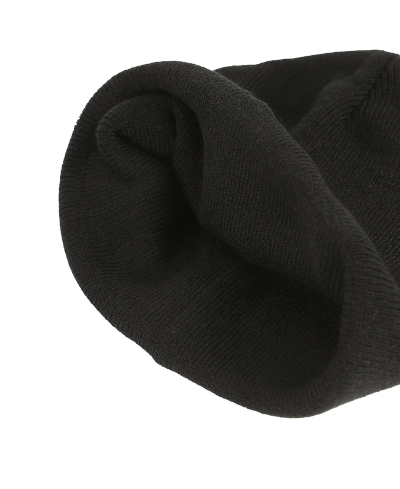 Disney Men's Mickey Mouse Embroidery Acrylic Knit Standard Cuff Beanie