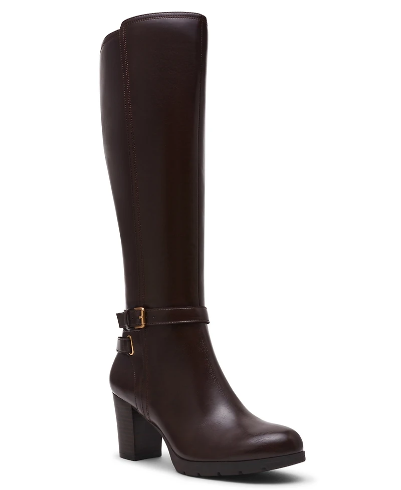 Anne Klein Women's Akrylee Round Toe Boots