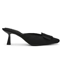 Anne Klein Women's Akcassia Snip Toe Kitten Heel Slip-On Mules