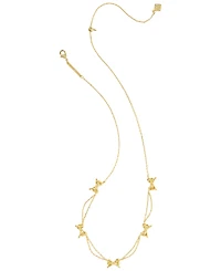 Kendra Scott 14k Gold Plated Bow Strand Necklace