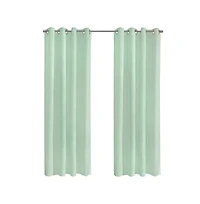 Habitat Boucle Sheer Premium Stylish and Functional Grommet Curtain Panel 52" x 63" Surf Spray