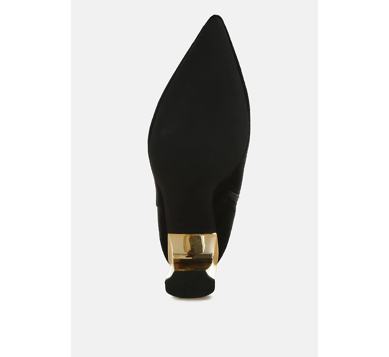 Antares Chain Belt Detail Ankle Boots