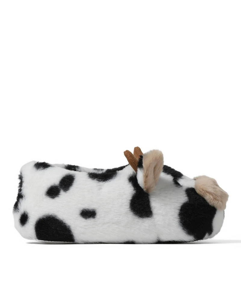 Dearfoams Cozyfoams Women's Overstuffed Bear Closed Back Slipper