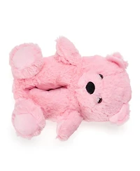 Dearfoams Cozyfoams Women's Overstuffed Bear Closed Back Slipper