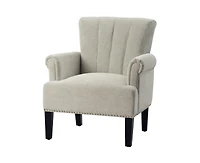 sumyeg Rivet Tufted Polyester Armchair