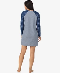 Cuddl Duds Women's Long Sleeve Sleepshirt