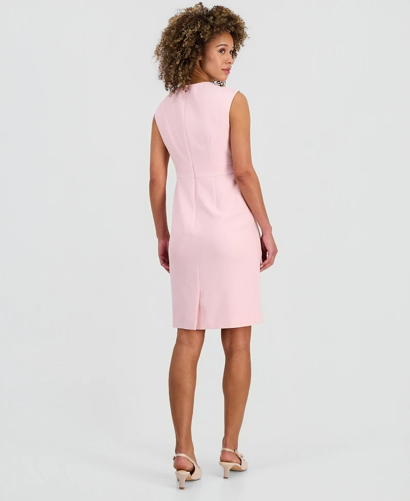 Kasper Women's Sleeveless Sheath Dress, Regular & Petite