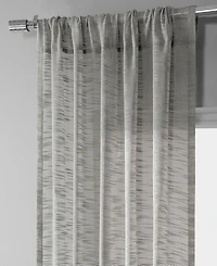 Half Price Drapes Faux Linen Sheer Curtain Pair (2 Panels)