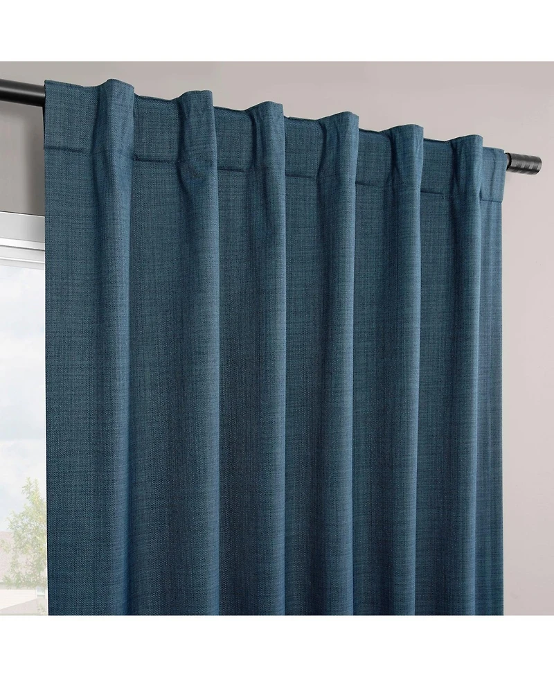 Half Price Drapes Vienna Basic Solid Curtains (2 Panel) Blackout For Bedroom & Living Room