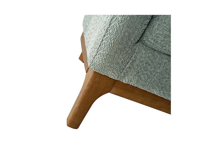 Hulala Home Augus Modern Boucle Armchair Chair with Adjustable Feet