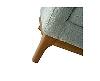 Hulala Home Augus Modern Boucle Armchair Chair with Adjustable Feet